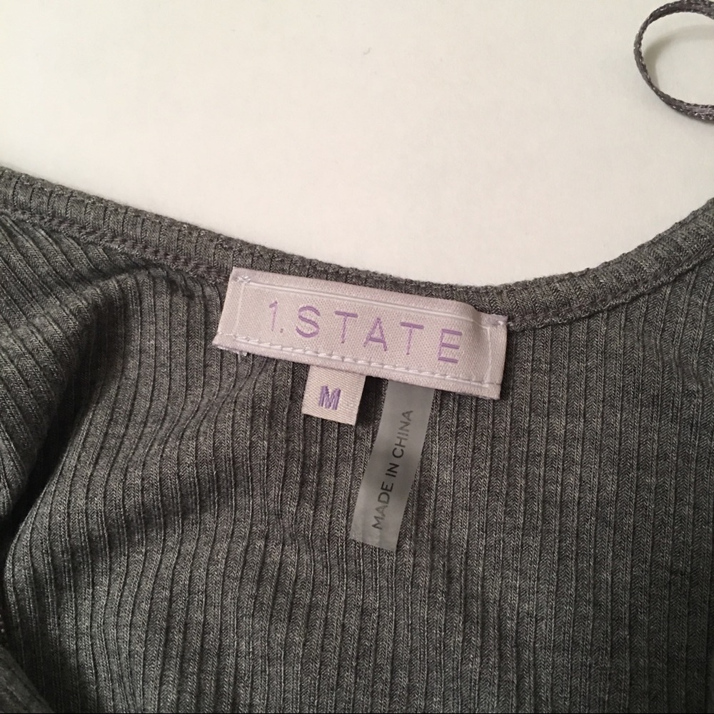 1.State Ruffle Edge Bodysuit NWT - Picture 8 of 8